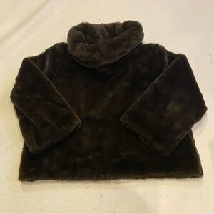 Vintage BeBe Faux Fur Top